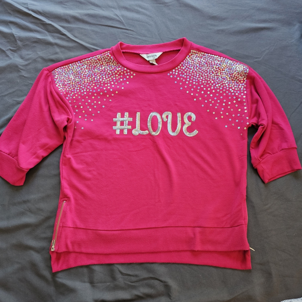 ⭐️ Speechless Fuchsia #LOVE Sweatshirt
